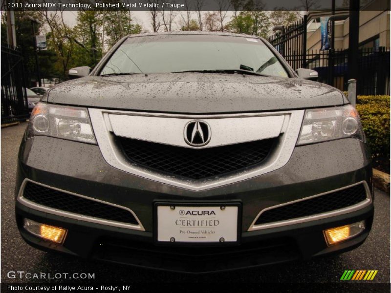 Polished Metal Metallic / Taupe 2011 Acura MDX Technology