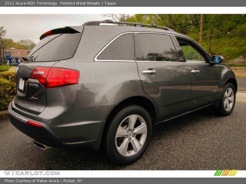 Polished Metal Metallic / Taupe 2011 Acura MDX Technology