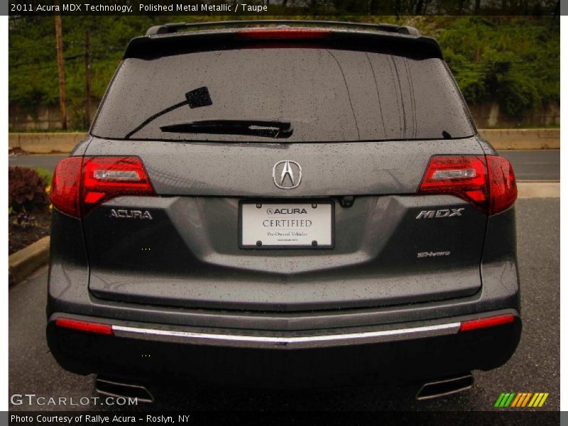 Polished Metal Metallic / Taupe 2011 Acura MDX Technology