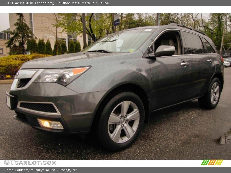 Polished Metal Metallic / Taupe 2011 Acura MDX Technology
