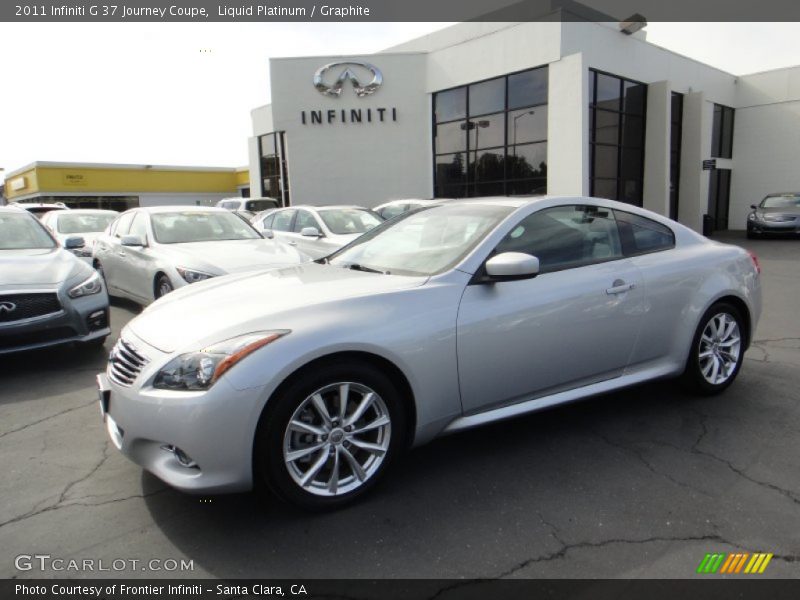 Liquid Platinum / Graphite 2011 Infiniti G 37 Journey Coupe