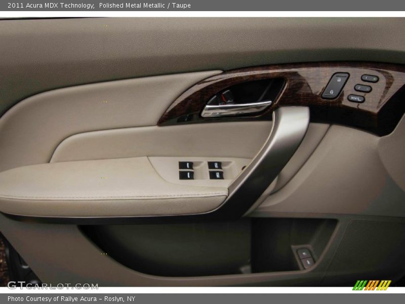 Polished Metal Metallic / Taupe 2011 Acura MDX Technology