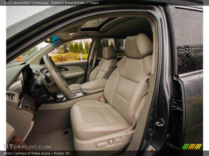 Polished Metal Metallic / Taupe 2011 Acura MDX Technology