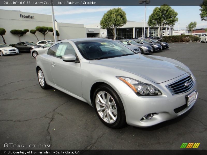 Liquid Platinum / Graphite 2011 Infiniti G 37 Journey Coupe