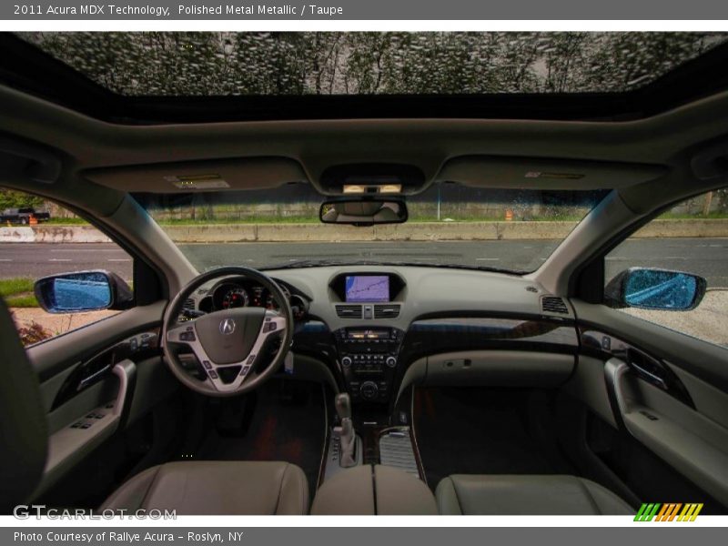 Polished Metal Metallic / Taupe 2011 Acura MDX Technology