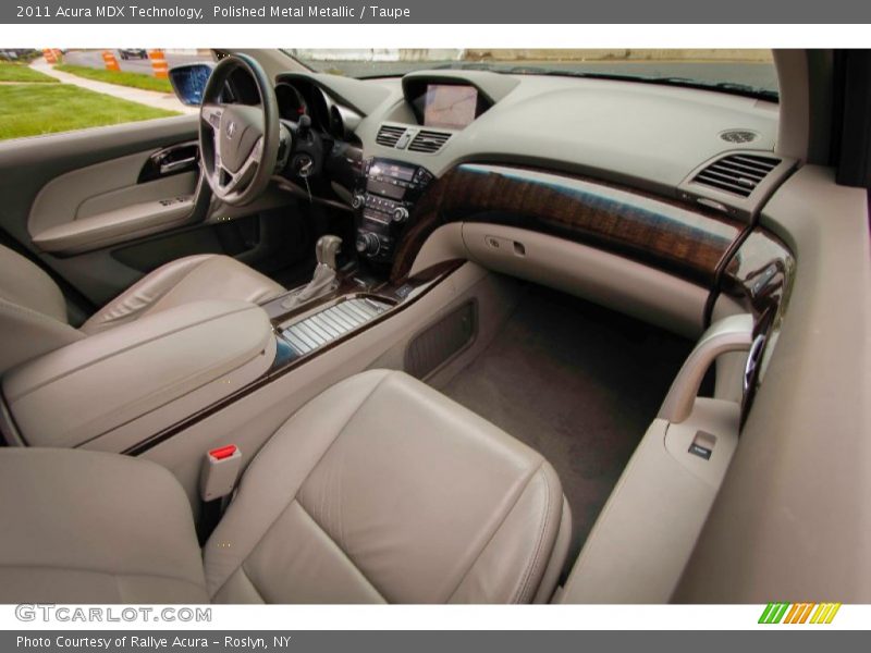 Polished Metal Metallic / Taupe 2011 Acura MDX Technology