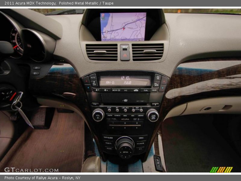 Polished Metal Metallic / Taupe 2011 Acura MDX Technology