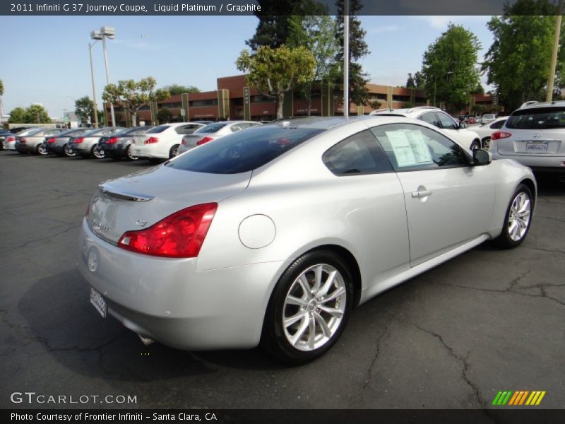 Liquid Platinum / Graphite 2011 Infiniti G 37 Journey Coupe