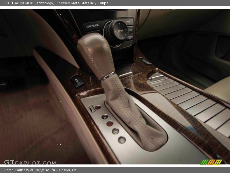 Polished Metal Metallic / Taupe 2011 Acura MDX Technology