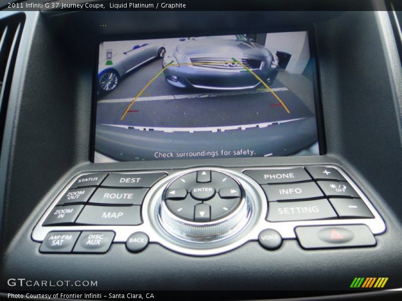 Liquid Platinum / Graphite 2011 Infiniti G 37 Journey Coupe
