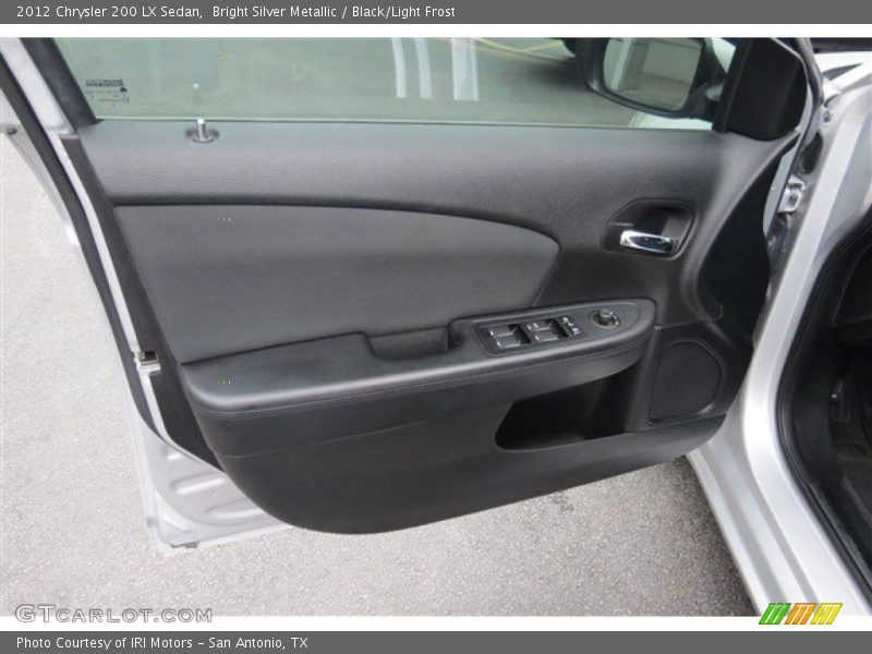 Bright Silver Metallic / Black/Light Frost 2012 Chrysler 200 LX Sedan