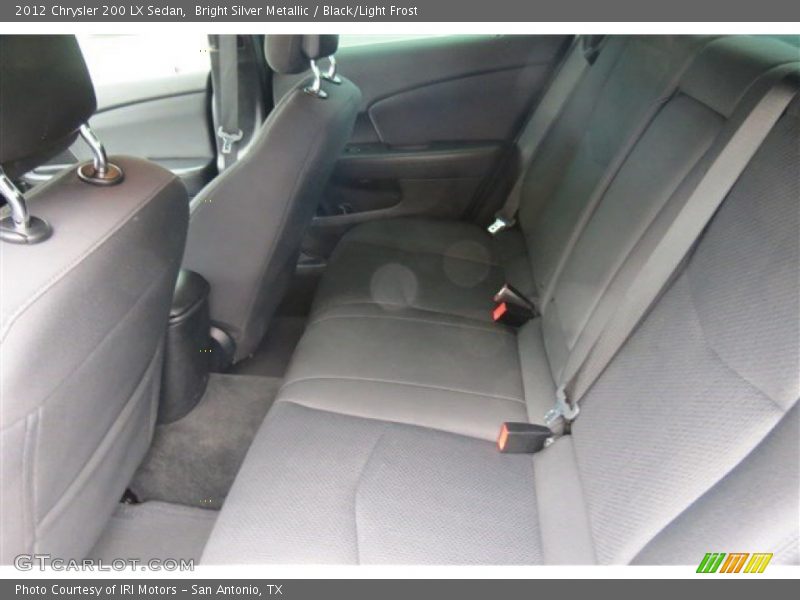 Bright Silver Metallic / Black/Light Frost 2012 Chrysler 200 LX Sedan
