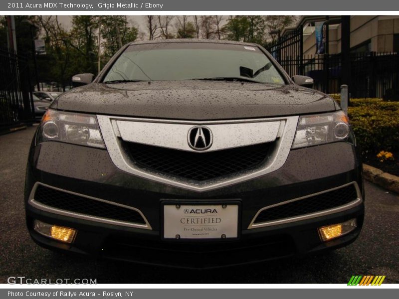 Grigio Metallic / Ebony 2011 Acura MDX Technology
