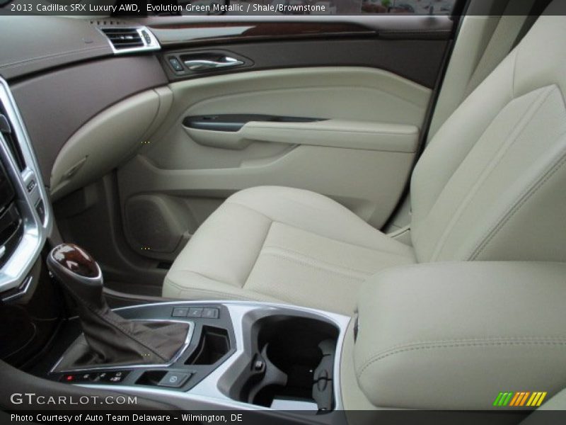 Evolution Green Metallic / Shale/Brownstone 2013 Cadillac SRX Luxury AWD