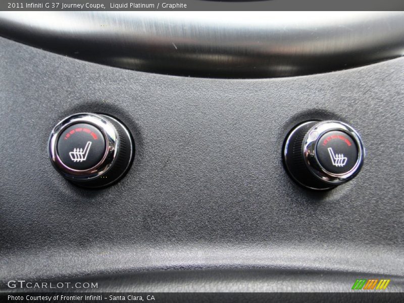 Liquid Platinum / Graphite 2011 Infiniti G 37 Journey Coupe