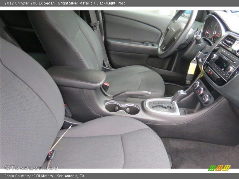 Bright Silver Metallic / Black/Light Frost 2012 Chrysler 200 LX Sedan