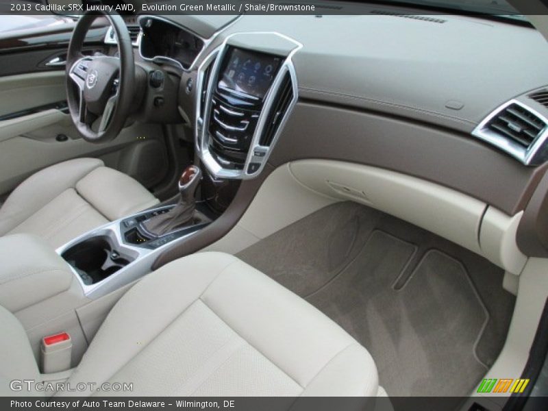 Evolution Green Metallic / Shale/Brownstone 2013 Cadillac SRX Luxury AWD
