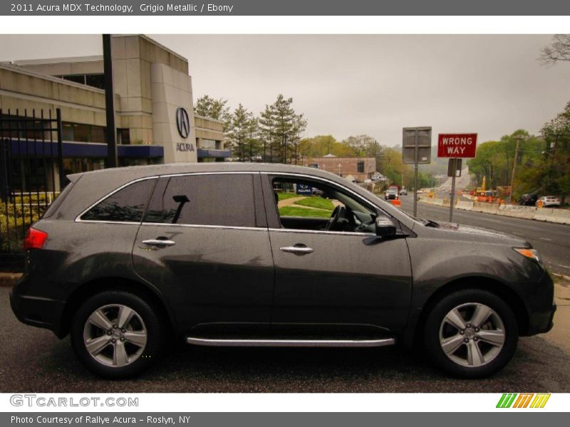 Grigio Metallic / Ebony 2011 Acura MDX Technology