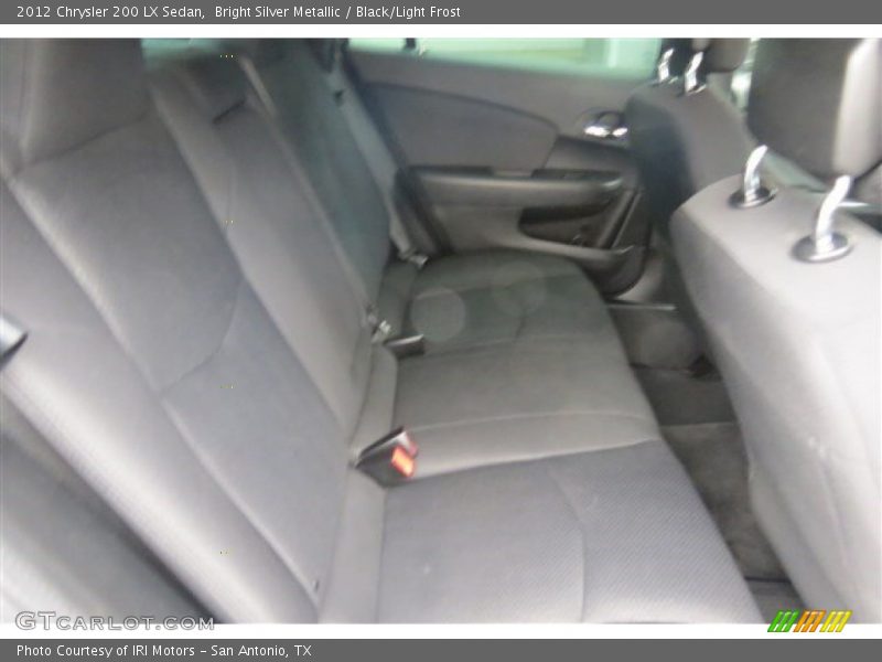 Bright Silver Metallic / Black/Light Frost 2012 Chrysler 200 LX Sedan