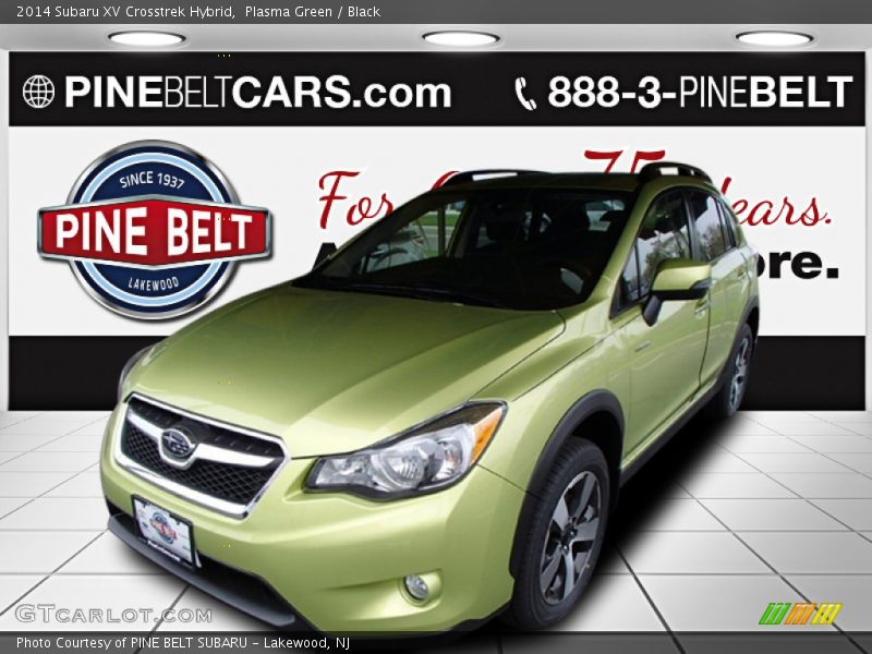 Plasma Green / Black 2014 Subaru XV Crosstrek Hybrid