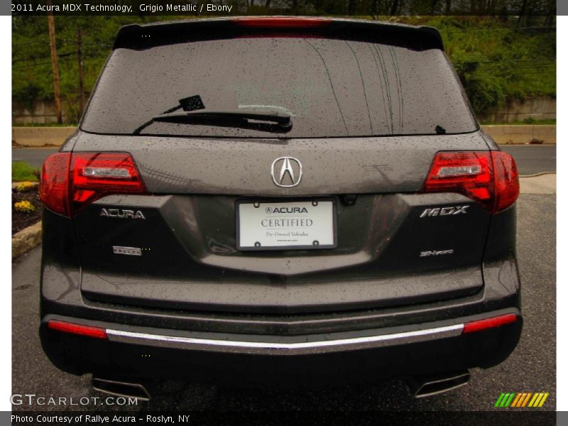 Grigio Metallic / Ebony 2011 Acura MDX Technology