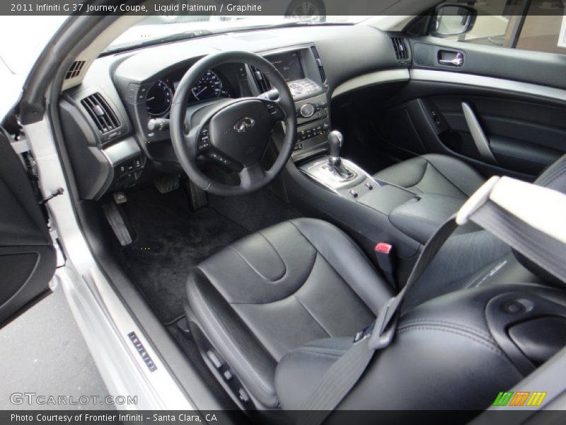 Liquid Platinum / Graphite 2011 Infiniti G 37 Journey Coupe