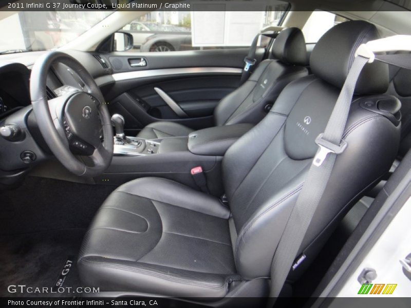 Liquid Platinum / Graphite 2011 Infiniti G 37 Journey Coupe
