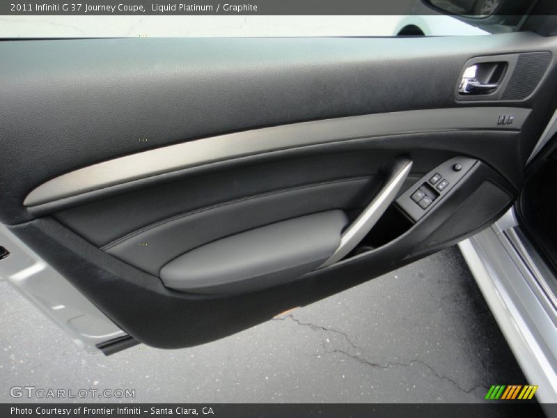 Liquid Platinum / Graphite 2011 Infiniti G 37 Journey Coupe
