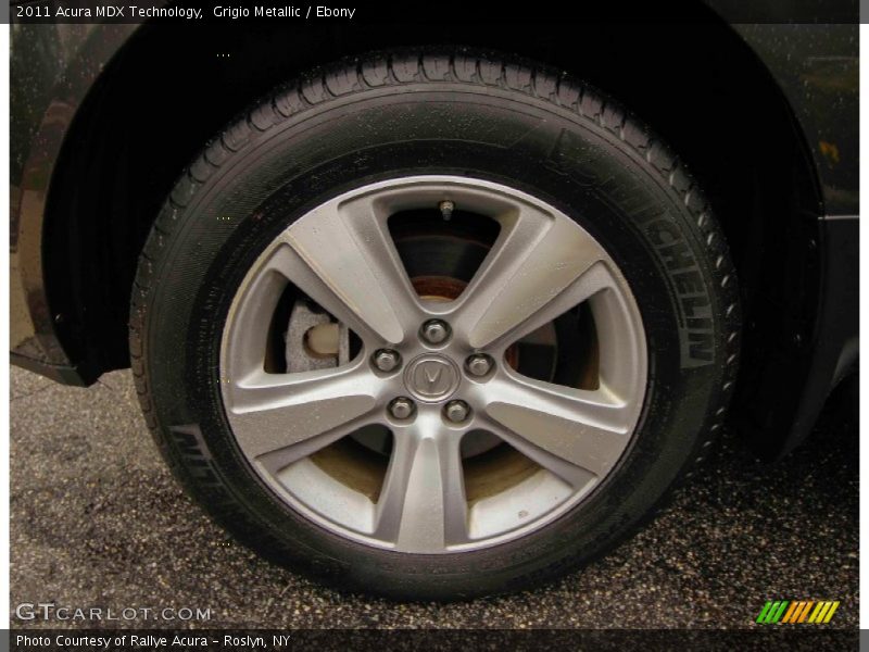 Grigio Metallic / Ebony 2011 Acura MDX Technology