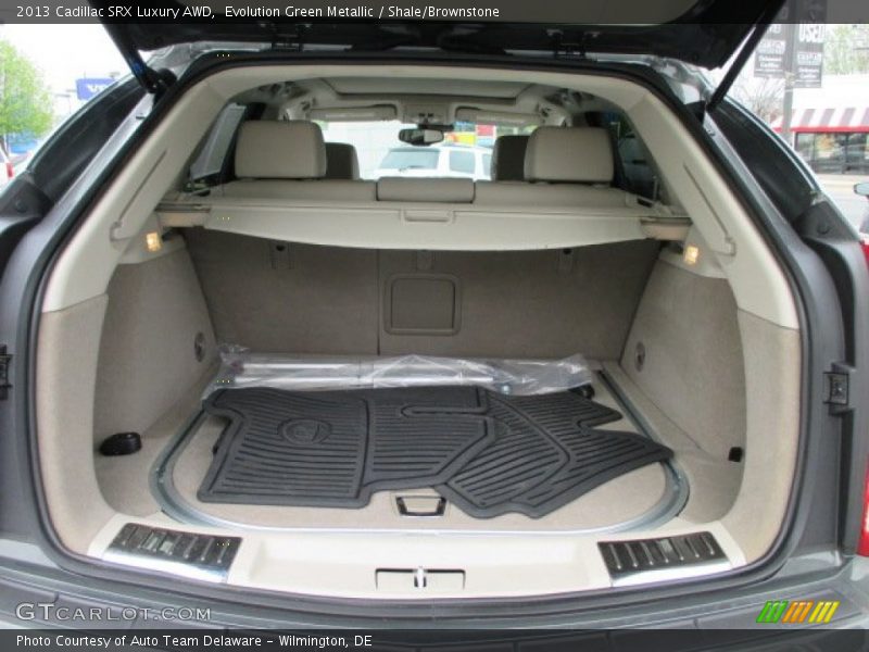 Evolution Green Metallic / Shale/Brownstone 2013 Cadillac SRX Luxury AWD