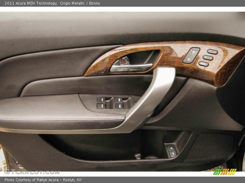Grigio Metallic / Ebony 2011 Acura MDX Technology