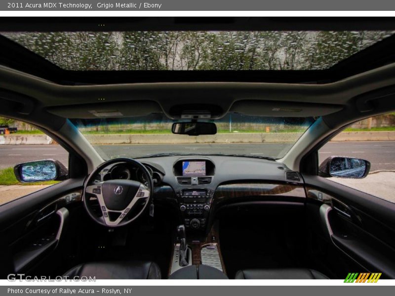 Grigio Metallic / Ebony 2011 Acura MDX Technology