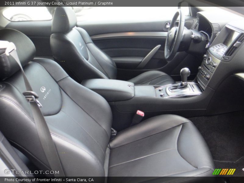 Liquid Platinum / Graphite 2011 Infiniti G 37 Journey Coupe