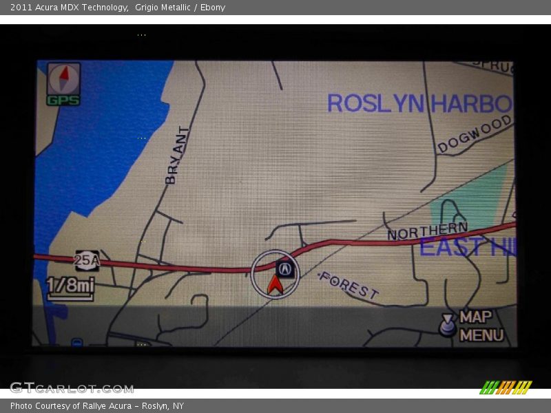 Grigio Metallic / Ebony 2011 Acura MDX Technology