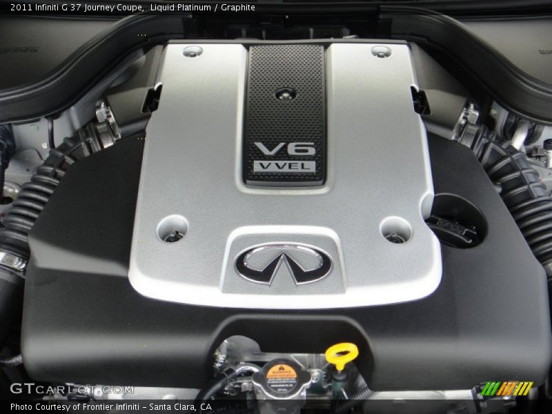 Liquid Platinum / Graphite 2011 Infiniti G 37 Journey Coupe