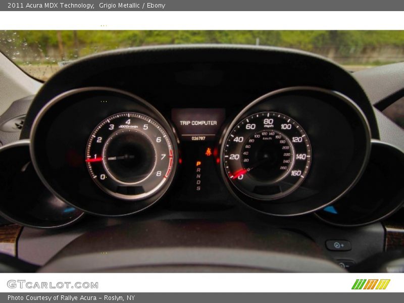 Grigio Metallic / Ebony 2011 Acura MDX Technology
