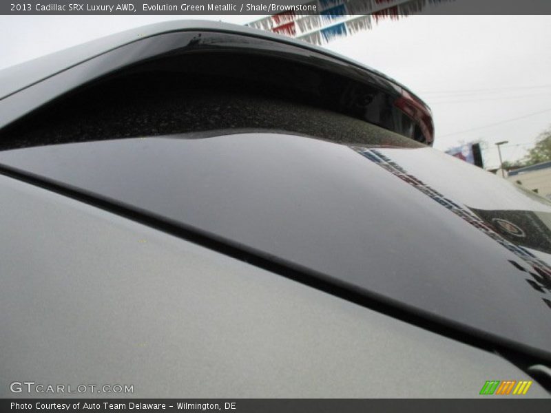 Evolution Green Metallic / Shale/Brownstone 2013 Cadillac SRX Luxury AWD
