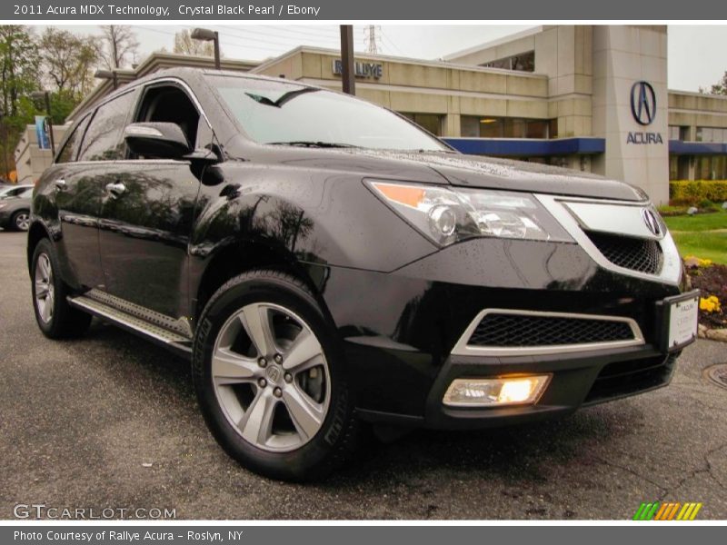 Crystal Black Pearl / Ebony 2011 Acura MDX Technology