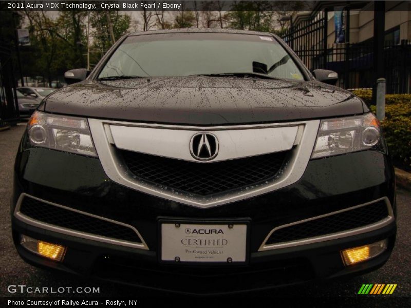 Crystal Black Pearl / Ebony 2011 Acura MDX Technology
