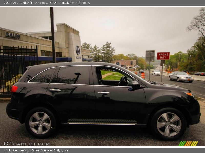 Crystal Black Pearl / Ebony 2011 Acura MDX Technology