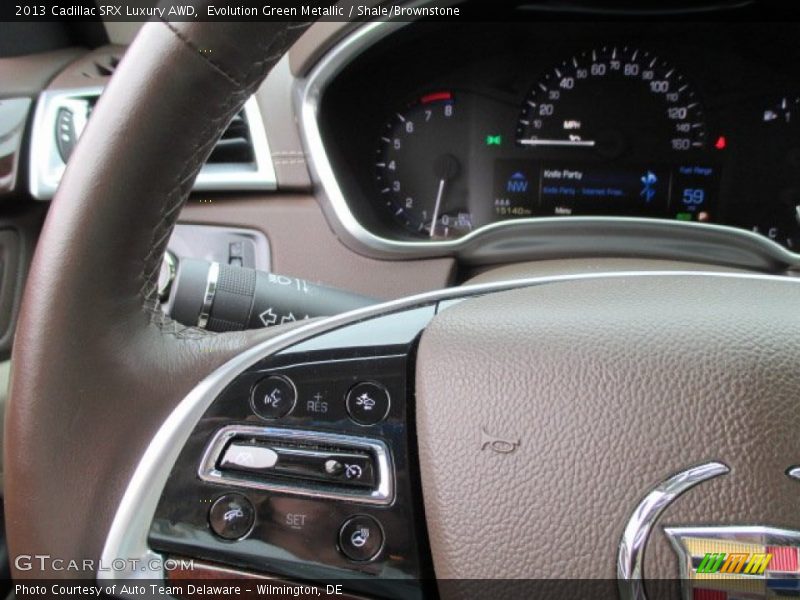 Evolution Green Metallic / Shale/Brownstone 2013 Cadillac SRX Luxury AWD