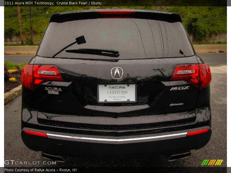 Crystal Black Pearl / Ebony 2011 Acura MDX Technology