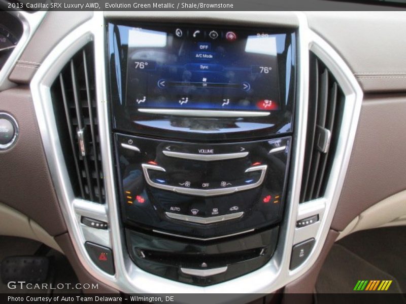 Evolution Green Metallic / Shale/Brownstone 2013 Cadillac SRX Luxury AWD