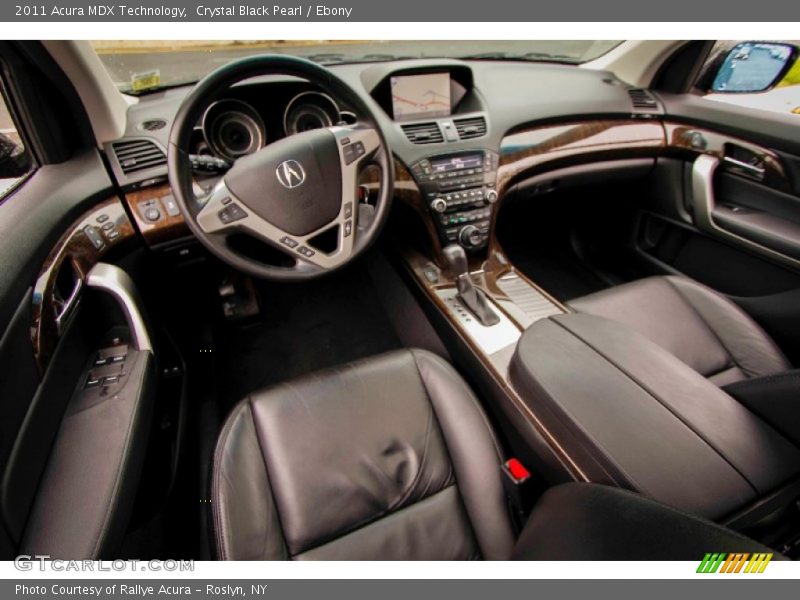 Crystal Black Pearl / Ebony 2011 Acura MDX Technology