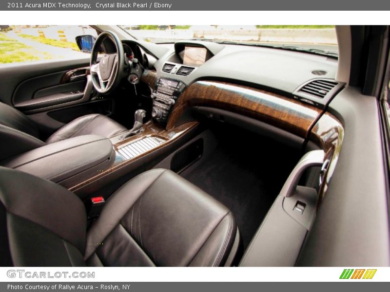 Crystal Black Pearl / Ebony 2011 Acura MDX Technology
