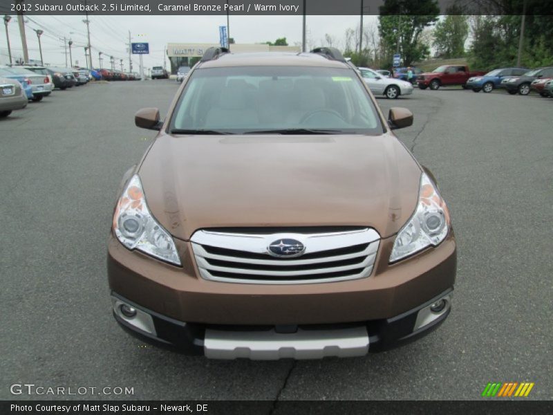 Caramel Bronze Pearl / Warm Ivory 2012 Subaru Outback 2.5i Limited