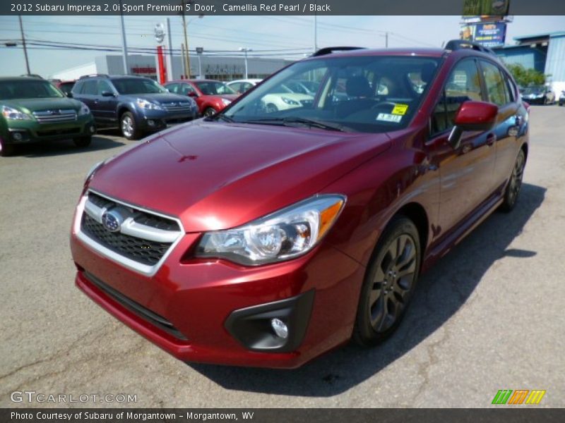 Camellia Red Pearl / Black 2012 Subaru Impreza 2.0i Sport Premium 5 Door