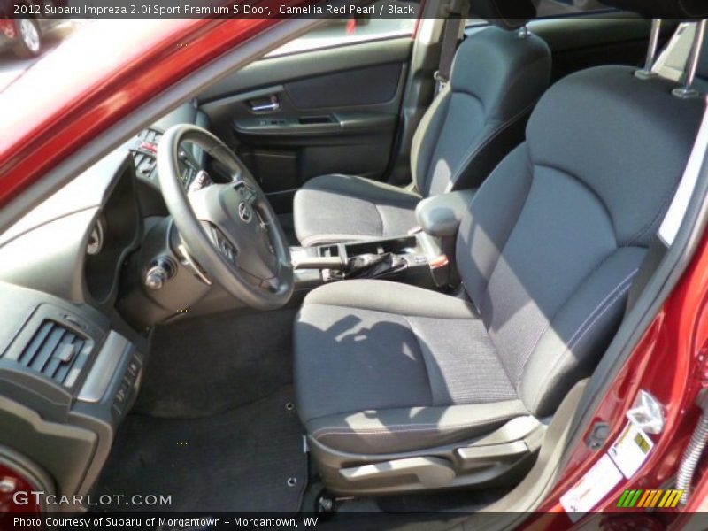 Camellia Red Pearl / Black 2012 Subaru Impreza 2.0i Sport Premium 5 Door