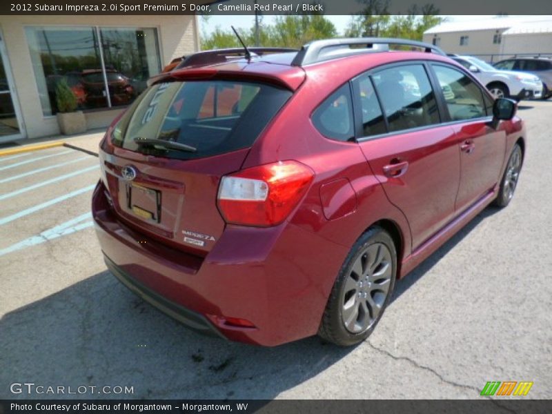 Camellia Red Pearl / Black 2012 Subaru Impreza 2.0i Sport Premium 5 Door