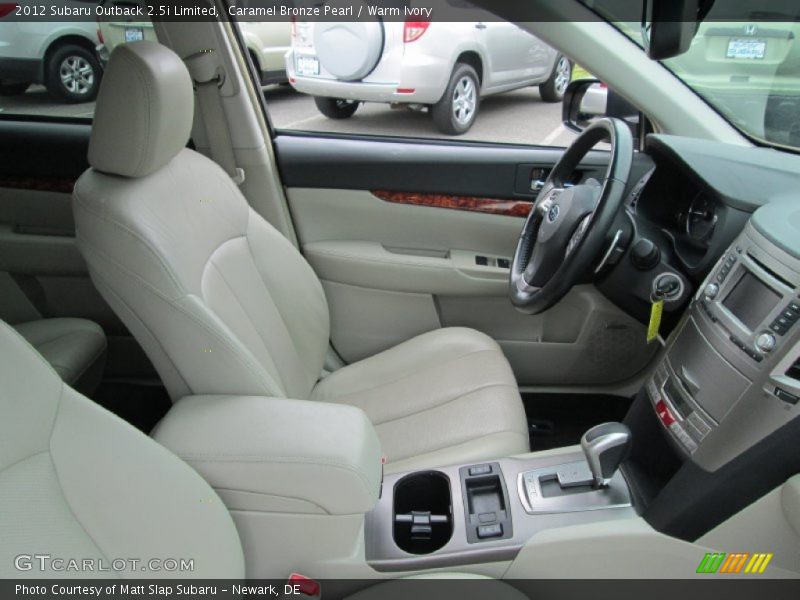 Caramel Bronze Pearl / Warm Ivory 2012 Subaru Outback 2.5i Limited